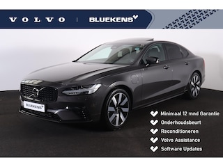 Volvo S90 T8 AWD Ultimate Dark - Schuif/kanteldak - IntelliSafe Assist & Surround - 360º Camera - Harman/Kardon audio - Adaptieve LED koplampen - Verwarmde voorstoelen, stuur & achterbank - Parkeersensoren voor & achter - Elektr. bedienb. voorstoelen met geheugen - Head up display - Extra getint glas - 19' LMV