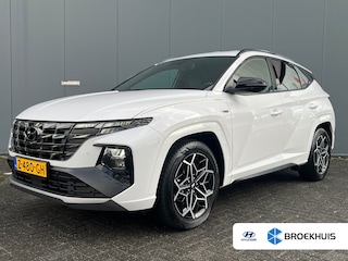 Hyundai Tucson 1.6 T-GDI 265pk PHEV N-Line 4WD | Leder | Climate | Trekhaak | Navigatie | Elek. Klep | Full - Led | 360 Camera | KRELL Audio | Elek. Stoelen | 19" Lichtmetaal | Winterpakket | Stoelventilatie | Dodehoekdetectie | Adapt. Cruisecontrol