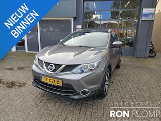 Nissan Qashqai 1.2 N-Vision / Airco Clima/ Navigatie/ Cruise/ Camera 360graden/ PDC/ Trekhaak/ Pano-dak/ Stoelverwarming/ Lederen bekleding