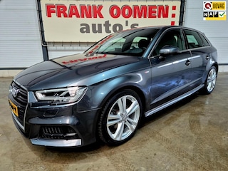 Audi A3 Sportback 1.0 TFSI 116PK Sport 3X S Line Edition + NAP|OH Historie|LED|Navi|Climate|Cruise|Bluetooth|Leder/Stof|PDC|18"LMV