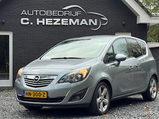 Opel Meriva 1.4 Turbo Cosmo Cruise Control stoelverwarming Climate control half leer fietsendrager in bumper