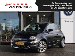 Fiat 500 1.2 69pk Lounge | Panoramadak | Navigatie | Airco | Parkeersensoren Achter | Lichtmetalen Velgen 16" |