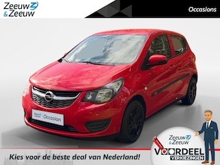 Opel Karl 1.0 ecoFLEX Edition Apple Carplay/Android Auto , airco , cruise , tel , lm velgen zwart.