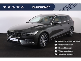 Volvo V60 T8 Recharge AWD Inscription - Panorama/schuifdak - IntelliSafe Assist & Surround - 360º Camera - Verwarmde voorstoelen - Parkeersensoren achter - Head up display - Draadloze tel. lader - Extra getint glas - 18' LMV