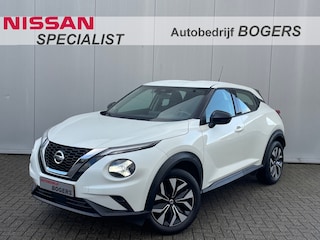 Nissan Juke 1.0 DIG-T Acenta Navigatie ( via Apple Carplay ), Climate Control, Cruise Control, Afn.Trekhaak, Stoelverwarming