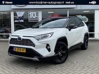Toyota RAV4 2.5 Hybrid Style Bi Tone zwart dak ,Lage km stand! ,Incl. Bearlock ,Stoelverwarming ,Leder/Alcantara interieur ,Keyless ,Elek. bedienbare achterklep ,Adaptive cruise control