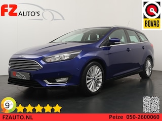 Ford Focus Wagon 1.0 Titanium - Navigatie - Climate Control - Parkeersensoren