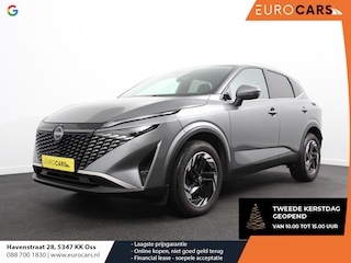 Nissan Qashqai 1.3 MHEV Automaat N-Connecta | Navigatie | Climate Control | Sfeerverlichting | Camera 360 | Led | Dab | Verwarmde voorstoelen | Adaptive Cruise Control | Digitale Cockpit | Lichtmetalen Velgen
