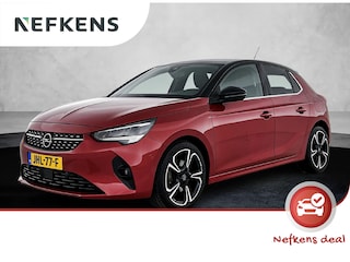 Opel Corsa 1.2 Elegance | Glazen Dak | Navigatie via Apple Carplay/Android Auto | Climate Control | Cruise Control | Achteruitrijcamera | Parkeersensoren Voor + Achter | Dodehoek Detectie | 16" Lichtmetalen Velgen | Verwarmbare Voorstoelen + Stuur |