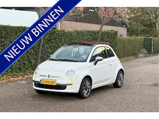 Fiat 500 1.2 Cabrio automaat in Topstaat! 6mnd garantie