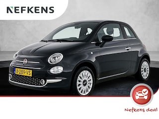 Fiat 500 1.0 Hybrid Dolcevita 70pk | Navigatie via Apple Carplay/Android Auto | Climate Control | Cruise Control | Glazen Dak | 15" Lichtmetalen Velgen | DAB Ontvanger | Parkeersensoren Achter |