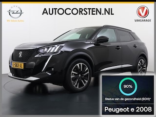 Peugeot 2008 EV GT Pack 50kWh SOH 90% Panorama-Schuifdak Apple Carplay Android Auto Navi Ecc Adap.Cruise 360°Camera Stoelverwarming Blindspot Detection Privacy Glas Lmv 18" Lane Assist Keyless Bluetooth Pack Safety Plus 1e Eigenaar 100% Dealeronderhouden Origineel Nederlandse Auto
