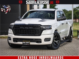 Dodge Ram 1500 1500 Limited Night High Output 540HP 706Nm | Massage + Full Option | De Meest Luxe en Volle Pick-Up in zijn Klasse | Comfortabele Dubbele Cabine met Royale 5 Zitplaatsen | BPM vrij | Nu Leverbaar uit Voorraad | Voorraad Nr 2351 - 7478