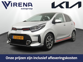 Kia Picanto 1.0 DPi GT-Line - Apple Carplay/Android Auto - Cruise Control - Climate Control -  Leren Bekleding - Navigatie - - Fabrieksgarantie tot 05-2031
