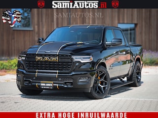 Dodge Ram 1500 Limited Night H.O 540HP 706Nm | Massage + Full Option | De Meest Luxe en Volle Pick-Up in zijn Klasse | Comfortabele Dubbele Cabine met Royale 5 Zitplaatsen | BPM vrij | Nu Leverbaar uit Voorraad | Voorraad Nr 2353 - 5412