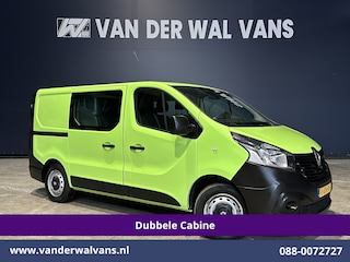 Renault Trafic 1.6 dCi 122pk inrichting L1H1 Dubbele cabine Euro6 Airco | 6-Zits | Navigatie Trekhaak, Cruisecontrol, Parkeersensoren, Bijrijdersbank