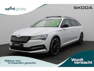 Skoda Superb Combi 1.4 TSI 218 pk DSG iV Sportline Business | Panoramadak | Trekhaak | Canton sound | 360 camera | Matrix LED | Adaptief onderstel | Keyless | 19 inch