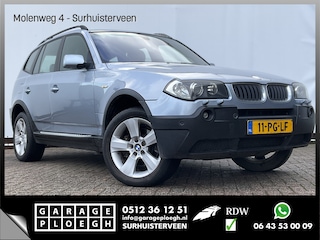 BMW X3 3.0D Executive 6-Cilinder 4x4 Automaat Trekhaak Leer Nav/Cruise Memory Youngtimer!