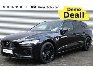 Volvo V60 T6 Plug-in hybrid AWD Plus Dark | Black Edition | Panoramadak | Visual Park Assist incl. 360 Graden Camera | Head-up Display | Elektrisch Verstelbare Voorstoelen Met Geheugen | Nappa Leder / Open Grid Textiel Bekleding | Stuurverwarming | Stoelverwarming | Achterbankverwarming | 19 Inch Lichtmetalen Velgen Hoogglans Zwart | Zwarte Grille | Zwarte Belettering Achterklep | BLIS | Keyless | Harman/Kardon | Elektrische Achterklep | Getint Glas Achter | Adaptieve Cruise Control | Pilot Assist