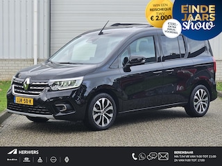 Renault Kangoo 1.3 130PK Techno EDC Automaat 5-Persoons / Trekhaak Afneembaar 1500KG / Adaptief Cruise Control / Stoelverwarming / Achteruitrijcamera / Apple Carplay & Android Auto / Navigatie / Parkeersensoren Rondom / 17" Lichtmetalen Velgen / Privacy Glass / Climate Control /