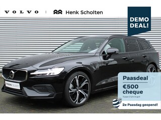 Volvo V60 2.0 T6 Plug-in hybrid AWD Essential | Stuurverwarming | Stoelverwarming | Achterbankverwarming | Adaptieve Cruise Control | Pilot Assist | BLIS | Lederen Bekleding | 19 Inch Lichtmetalen Velgen | Google Services |