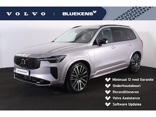 Volvo XC90 T8 Recharge AWD Ultra Dark - LONG RANGE - Luchtvering - Panorama/schuifdak - IntelliSafe Assist & Surround - 360º Camera - Verwarmde voorstoelen, stuur & achterbank - Parkeersensoren voor & achter - Elektr. bedienb. voorstoelen met geheugen - Head up display - Draadloze tel. lader - Extra getint glas - 22' LMV