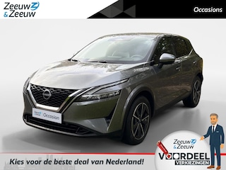 Nissan Qashqai 1.3 MHEV Xtronic Tekna Trekhaak 1800KG  , all-seasonbanden , Apple Carplay/Android Auto , lichtmetalen velgen 19" , cruise control adaptief met Stop&Go en stuurhulp , navigatiesysteem full map , elektrisch bedienbare achterklep met sensorsturing