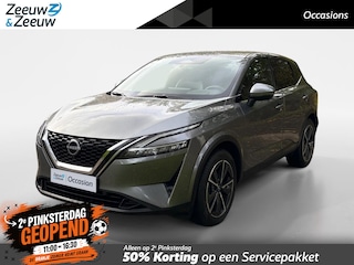 Nissan Qashqai 1.3 MHEV Xtronic Tekna Trekhaak 1800KG  , all-seasonbanden , Apple Carplay/Android Auto , lichtmetalen velgen 19" , cruise control adaptief met Stop&Go en stuurhulp , navigatiesysteem full map , elektrisch bedienbare achterklep met sensorsturing