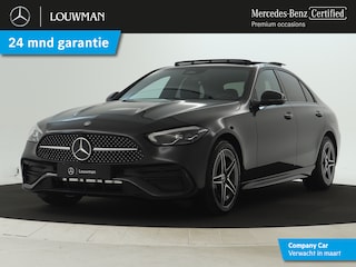 Mercedes-Benz C-klasse 300 e AMG Line Limited | Trekhaak | Nightpakket | Parkeerpakket met achteruitrijcamera | KEYLESS GO | Antidiefstalpakket GUARD 360° Plus | Dodehoekassistent | Memorypakket | Sfeerverlichting |