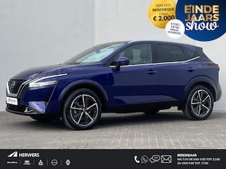Nissan Qashqai 1.3 MHEV Xtronic Tekna Plus / HUD / Panoramadak / Allseason banden / Trekgewicht 1800 kg / Elektrische achterklep / Stoel met massage functie / Rondomzicht camera / Stuur-, Stoel en Voorruit verwarming / Bose Audio Systeem /