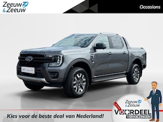 Ford Ranger Wildtrak Double Cab 2.3 PHEV 205 kW/278 pk | Uit Voorraad Leverbaar | Prijs inclusief Ford Voordeel, BPM & Kosten Rijklaarmaken | 5 persoons | GRIJS kenteken | Elektrische Rollertop | Trekhaak | Adaptive Cruise control