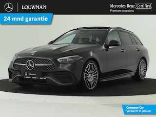Mercedes-Benz C-klasse Estate 180 LIMITED AMG Line Plus | Nightpakket | Trekhaak | EASY PACK achterklep | KEYLESS GO-comfortpakket | Antidiefstalpakket GUARD 360° Plus | Parkeerpakket met 360°-camera | Burmester® 3D surround sound system |
