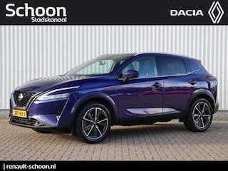 Nissan Qashqai 1.3 MHEV Xtronic Business Premium | Adap. Cruise | Leder | 360 Camera | HUD | Bose | Panoramadak | Stoel-/Stuurverwarming