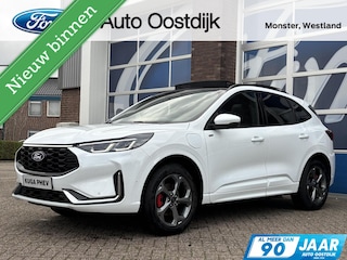 Ford Kuga 2.5 PHEV ST-Line X 243PK Elek. Trekhaak Panodak AGR Stoelen Adaptieve Cruise 2100KG Trekgewicht Winterpack Camera Blind-Spot Navi Climate B&O *Full Options*