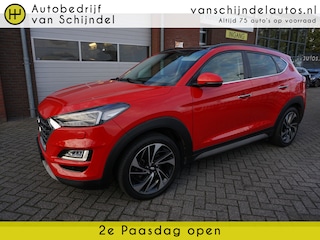 Hyundai Tucson 1.6 T-GDI 177PK AUTOMAAT PREMIUM LUXE! DEALER ONDERHOUDEN! PANORAMADAK STOELKOELING+VERWARMING LEDER ELECTR.STOELEN 19INCH LMV ADAPTIEVE CRUISE CLIMA CRUISE FULL LED ELECTR.KLEP ENZ...