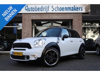 Mini Countryman 1.6 Cooper S Chili LEER PANO SFEERVERLICHTING ZWARTE-HEMEL STOEL/RUITVERW. CLIMA CRUISE NAVI PDC 18''LMV