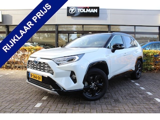 Toyota RAV4 2.5 Hybrid AWD Bi-Tone | Rijklaar | Trekhaak | Panoramadak | Apple/Android | LED | Elek.Achterklep | Leder | Dealer onderhouden