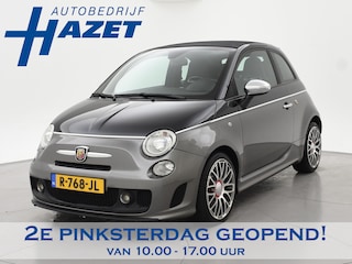 Fiat 500 ABARTH 1.4 T-JET 135 PK TWO-TONE + ZWART LEDER | DUBBELE SPORTUITLAAT | SPORTSTOELEN