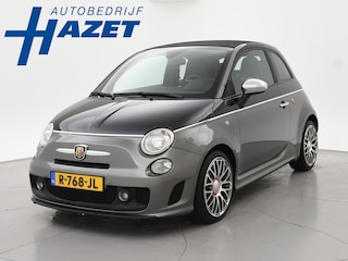 Fiat 500 ABARTH 1.4 T-JET 135 PK TWO-TONE + ZWART LEDER | DUBBELE SPORTUITLAAT | SPORTSTOELEN