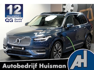 Volvo XC90 2.0 T8 AWD 335kW/455pk Aut8 Recharge Long Range Ultimate Bright LUCHTVERING + PANORAMADAK + HARMAN/KARDON + STOEL-&STUURVERWARMING + MASSAGE + ADAPT.CRUISE + ELTREKHAAK + BLIS + GOOGLE DASH&SERVICES + 360 CAMERA + PARKSENSOREN + 20" LM-VELGEN!!