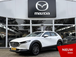 Mazda CX-30 2.5 e-SkyActiv-G M Hybrid Prime-line Navigatie, Apple Carplay / Android Auto, A.Rij-Camera, Cruise Controle Add, Airco, Middenarmsteun, Lichtmetaal.