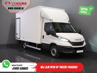 Iveco Daily 35S18HV 3.0 Aut. ZF BPM VRIJ! Bakwagen Laadklep/ Zijdeur/ LED/ Spoiler/ 3.5T trekverm./ Gev.Stoel/ Adapt.Cruise/ Navi/ Carplay/ Climate/ 440x210x230