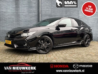 Honda Civic 1.0 i-VTEC 126pk 5D Elegance Black Edition | Leer | Navi & Carplay | Stoelverwarming | Adaptieve Cruisecontrol | Climatecontrol |