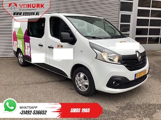 Renault Trafic 1.6 dCi 120 pk L2 DC Dubbel Cabine EXPORT APK 5-2026/ NL Auto/ LMV/ Airco/ Cruise/ Trekhaak/ PDC