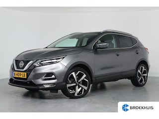 Nissan Qashqai 1.3 DIG-T Tekna | Dealer Onderhouden | Panodak | Leder | Afn Trekhaak | Elektr Stoel | 360 Camera | Adaptive Cruise | Stoelverwarming | Voorruitverwarming | 1e Eigenaar