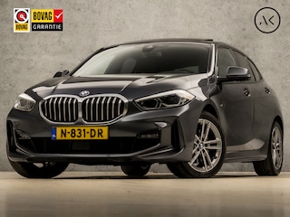 BMW 118i M Sport Automaat (PANORAMADAK, M PAKKET, APPLE CARPLAY, GETINT GLAS, LEDER, SPORTSTOELEN, PARKEERSENSOREN, LANE ASSIST, DAB+, NIEUWSTAAT)