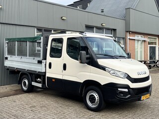 Iveco Daily 35S11D 2.3 345 7 persoons 3500kg trekgewicht Airco Euro 5 Pick-up Open laadbak Bakwagen 1e eiegenaar P-up