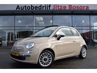 Fiat 500 0.9 TwinAir Automaat Lounge Bruin Leder | Sportstoelen | Stoelverwarming | 15 Inch LMV