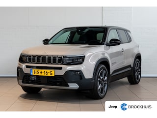 Jeep Avenger 1.2 Turbo 109PK Automaat e-Hybrid Summit | Elektrisch Panorama Dak | Stoelmassage & Verwarming | Elektronische Achterklep | Leder | Camera | Navigatie | Parkeersensoren |