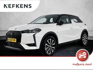 DS 3 1.2 Performance Line 130pk Automaat | Navigatie | Climate Control | Cruise Control | Camera/Parkeersensoren Voor + Achter | Dodehoek Detectie | Keyless Entry/Start | Head-Up Display | 17" Lichtmetalen Velgen | Verwarmbare Voorstoelen | Apple Carplay/Android Auto |